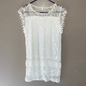 Ladies M Tunic Lined Lace Dress or Top